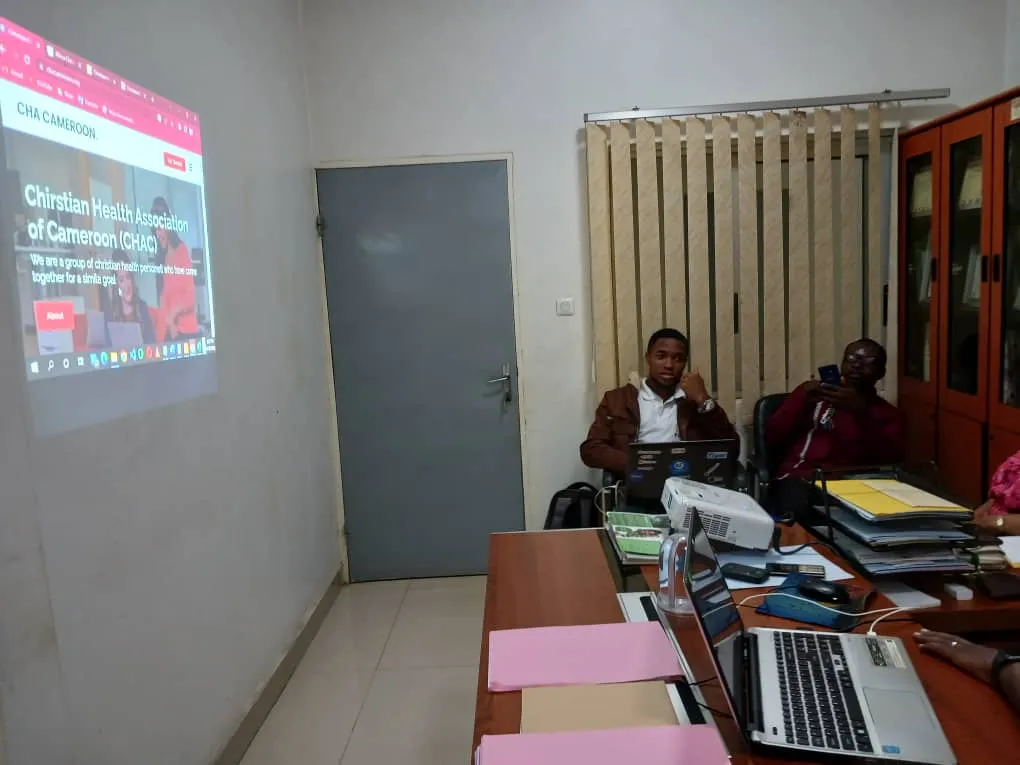 Website for the Christian Health Association of Cameroon (CHAC) — photo 1